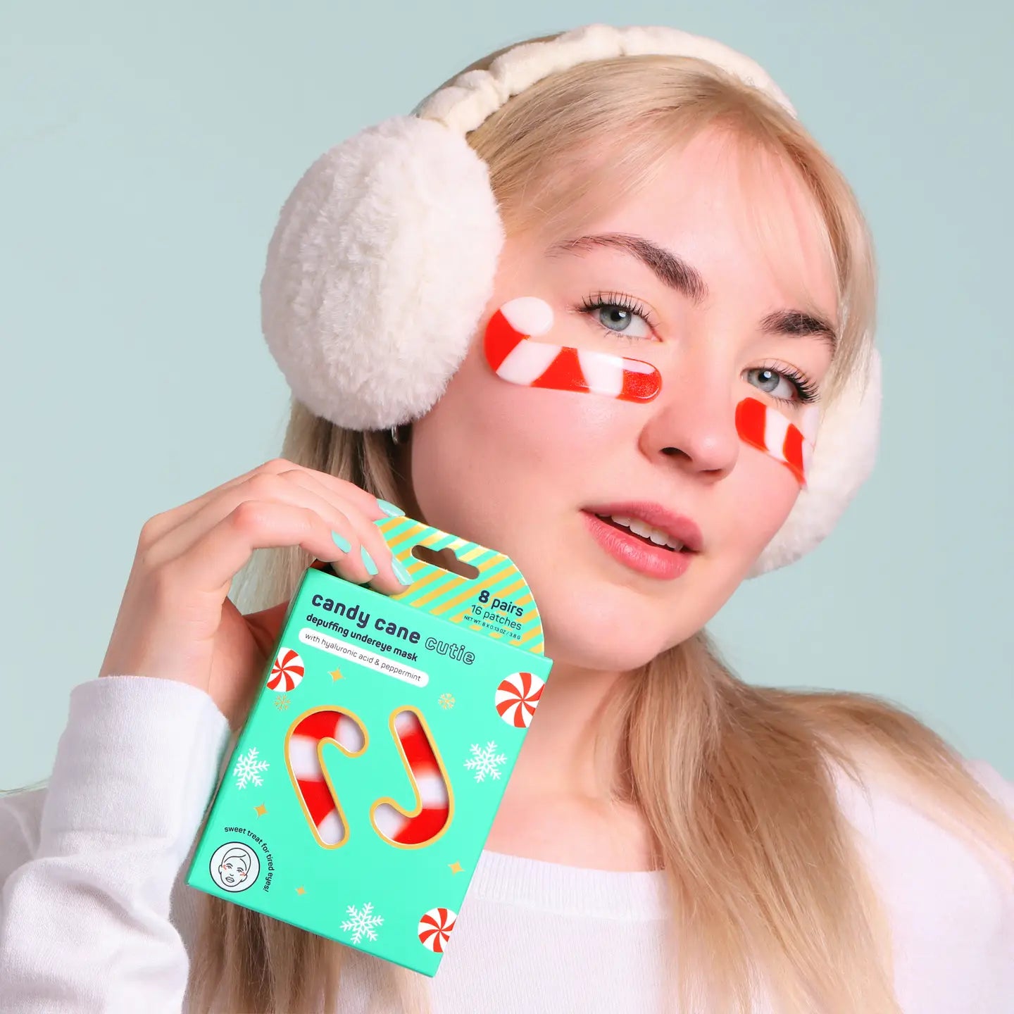Candy Cane Eye patches