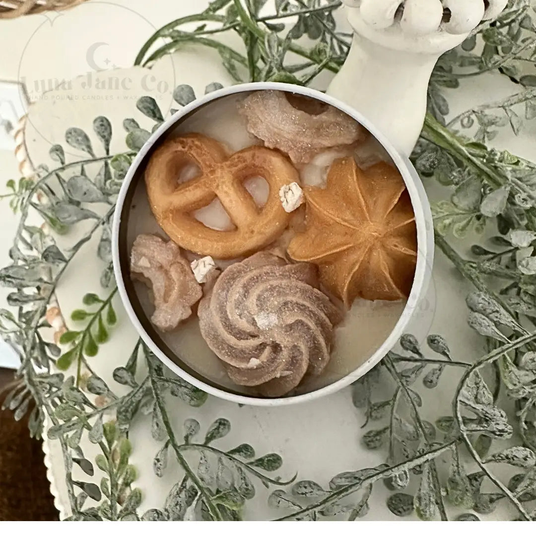 Christmas cookie candle