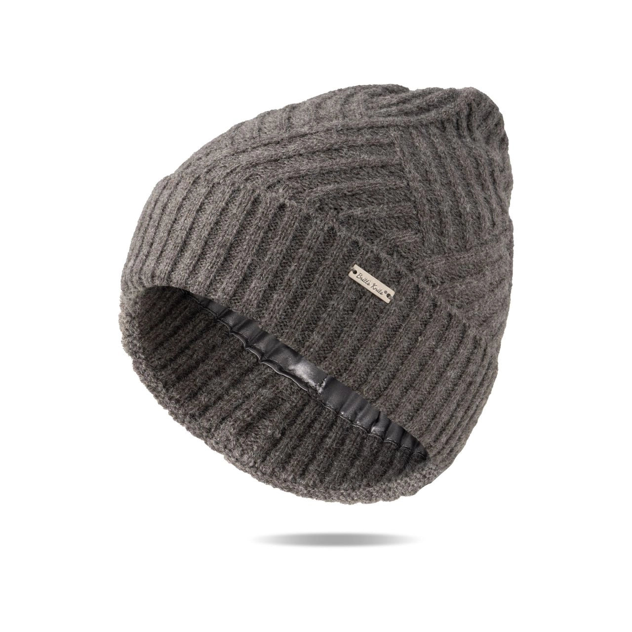 Satin lined winter beanie