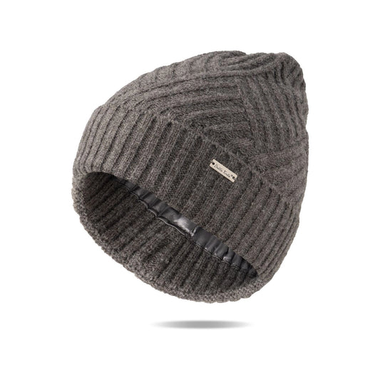 Satin lined winter beanie