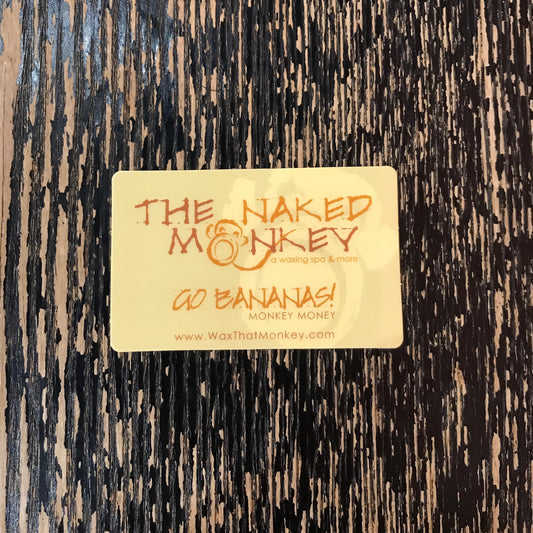 The Naked Monkey gift card